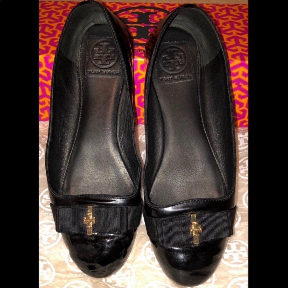 ❌SOLD❌ Tory Burch Black Trudy Smoking Slipper-Soft Patent